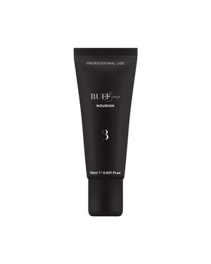 Black tube of BUFF skincare product 