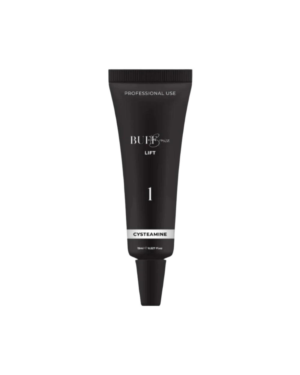 Black Tube labeled Buff Browz