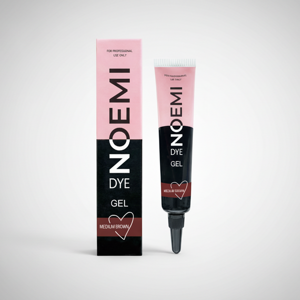 Professional-use hybrid brow and lash dye offering vivid tint while strengthening hair follicles and promoting growth