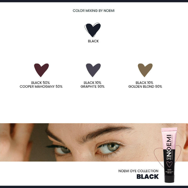 Noemi Hybrid Brow Lash Dye Black Mixing
