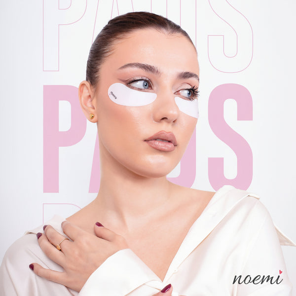 Noemi Silicone Eye Pad in use during a professional lash lift
