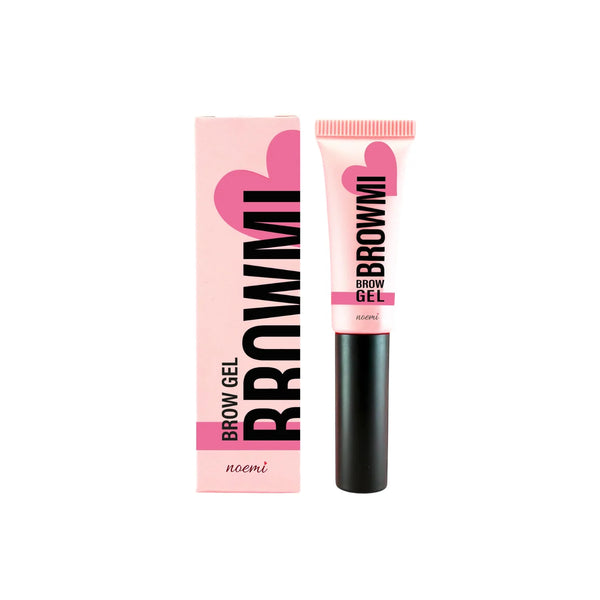 Browmi brow gel with packaging on a white background