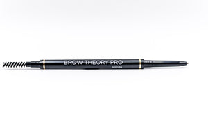 Brow Theory Pro Water Resistant Precision Eyebrow Pencil with Spoolie in Blonde.