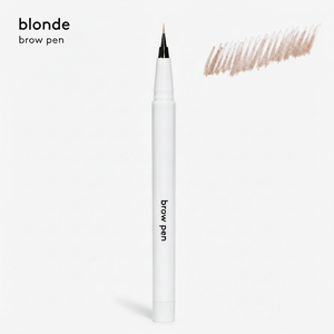 THIC blonde waterproof brow pen with precision hair stroke tip for natural fluffy brows